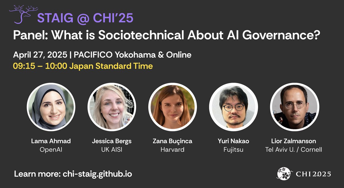 AISI HAI @ CHI 2025 STAIG Panel 